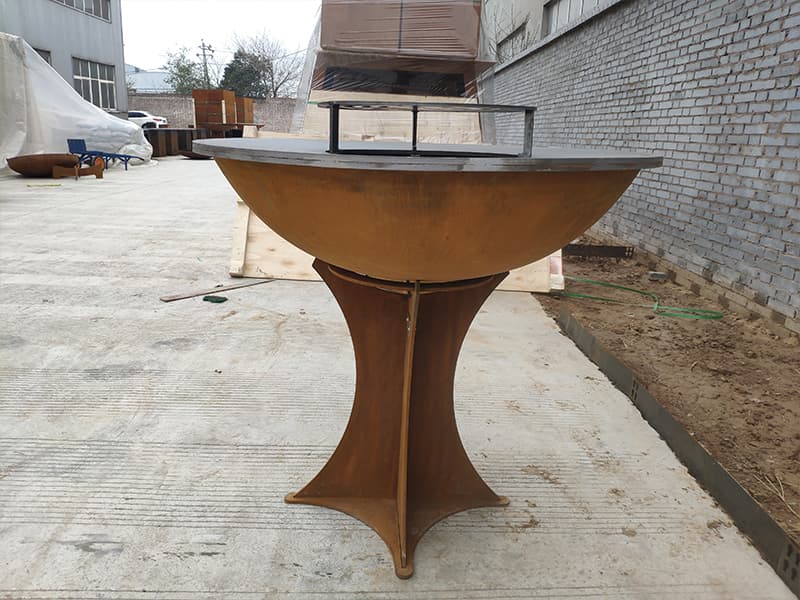 Corten Steel Metal Barbecue Grill For Party United States